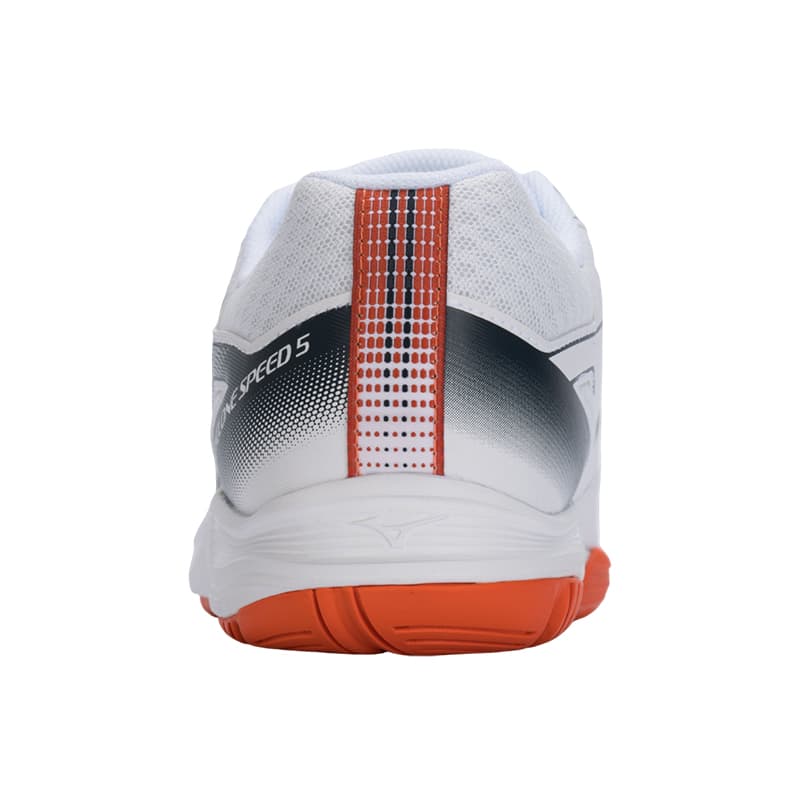 Кроссовки Mizuno CYCLONE SPEED 5 Волейбольные кроссовки Низкий Топ Белый Черный Оранжевый Унисекс - изображение 4