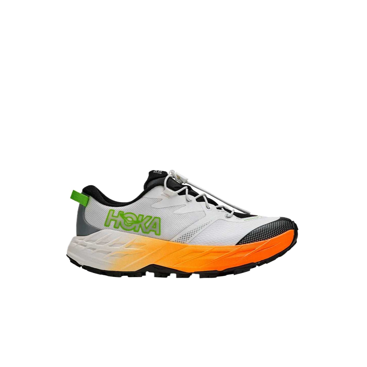 Кроссовки HOKA ONE ONE Детская беговая обувь Low Топ Утренний Frost Белый Неон Оранжевый Унисекс - изображение 2