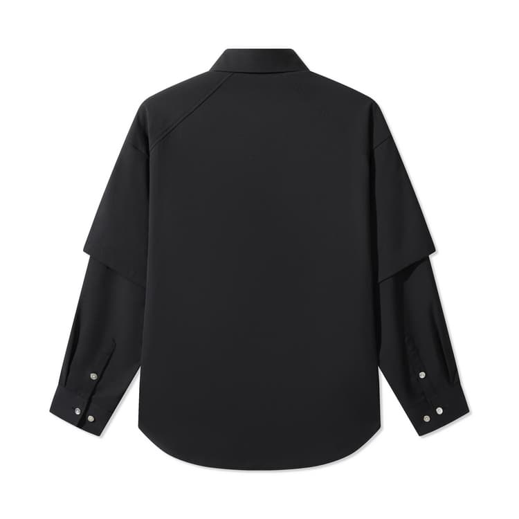 Рубашка Cabbeen Charcoal Black (Casual Versatile) Мужские Рубашки - изображение 2