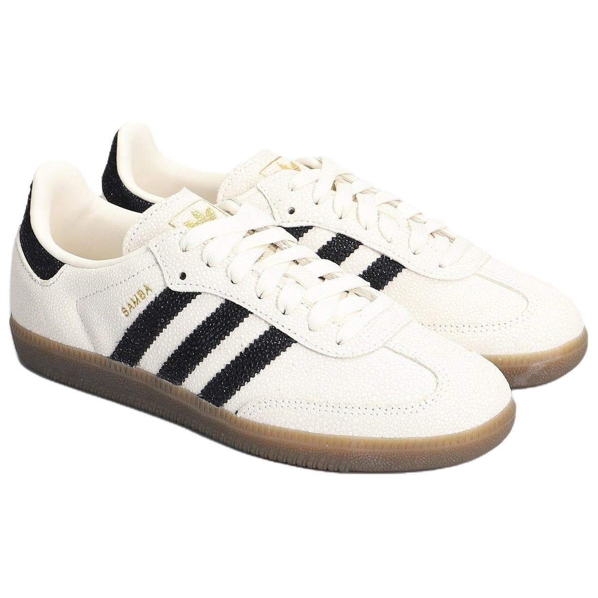 Кроссовки Adidas Originals Samba OG Кеды немецкой армии (GAT) Low Топ Белый черный Женские - изображение 3