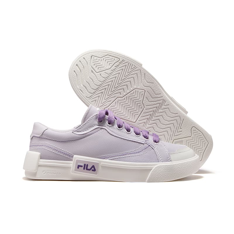 Кроссовки FILA FUSION ПЛА (POP) Скейтборд Обувь Женская Светло-Серый Фиолетовый Снег - изображение 4