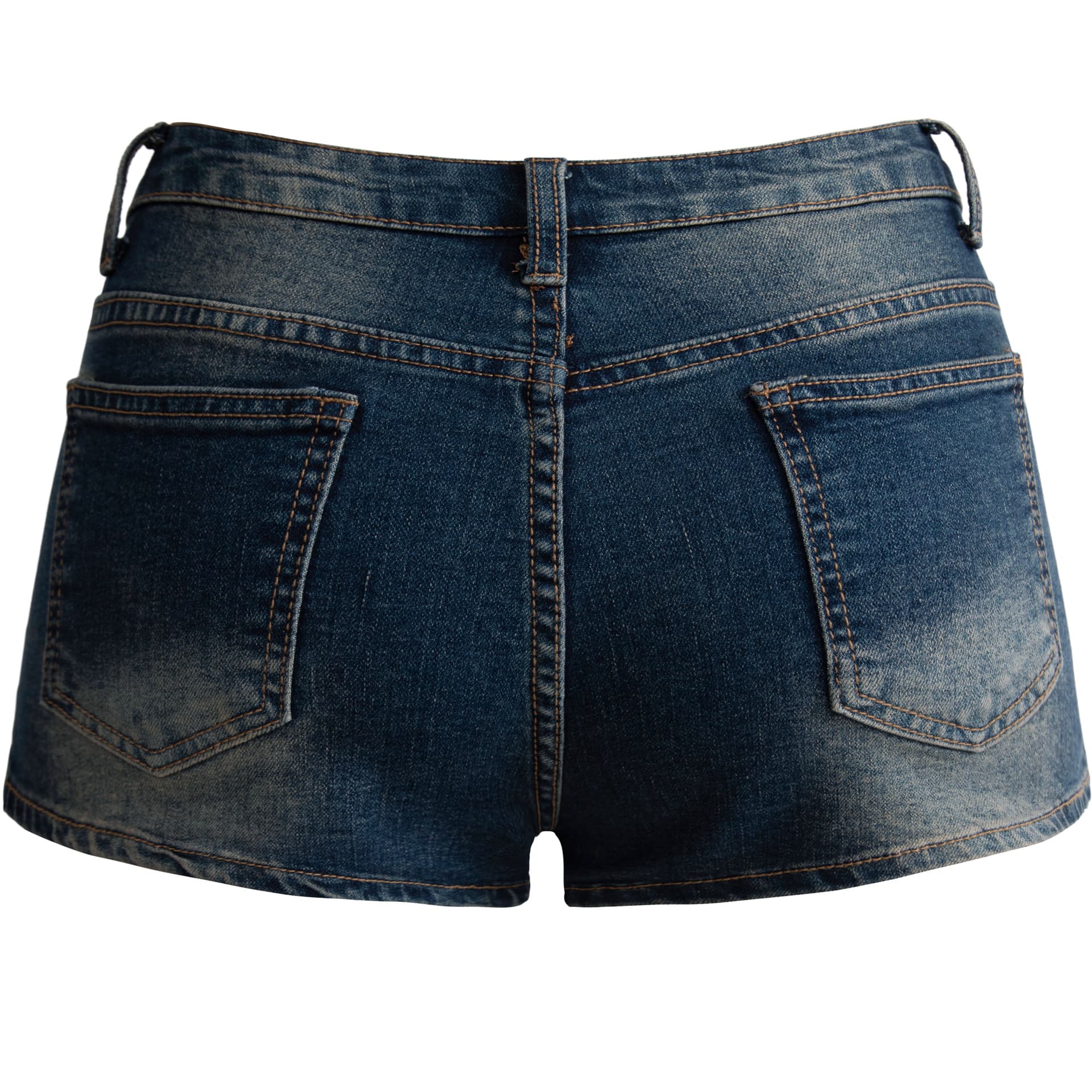 UNIFREE Blue Женские джинсовые шорты - изображение 2