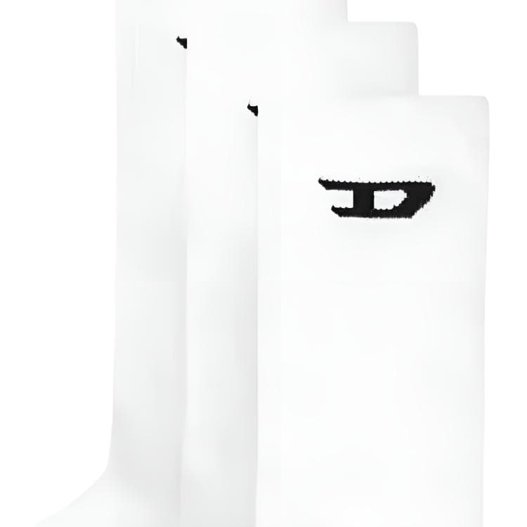 Носки DIESEL High Socks Мужские 3 Pack Белые - изображение 2