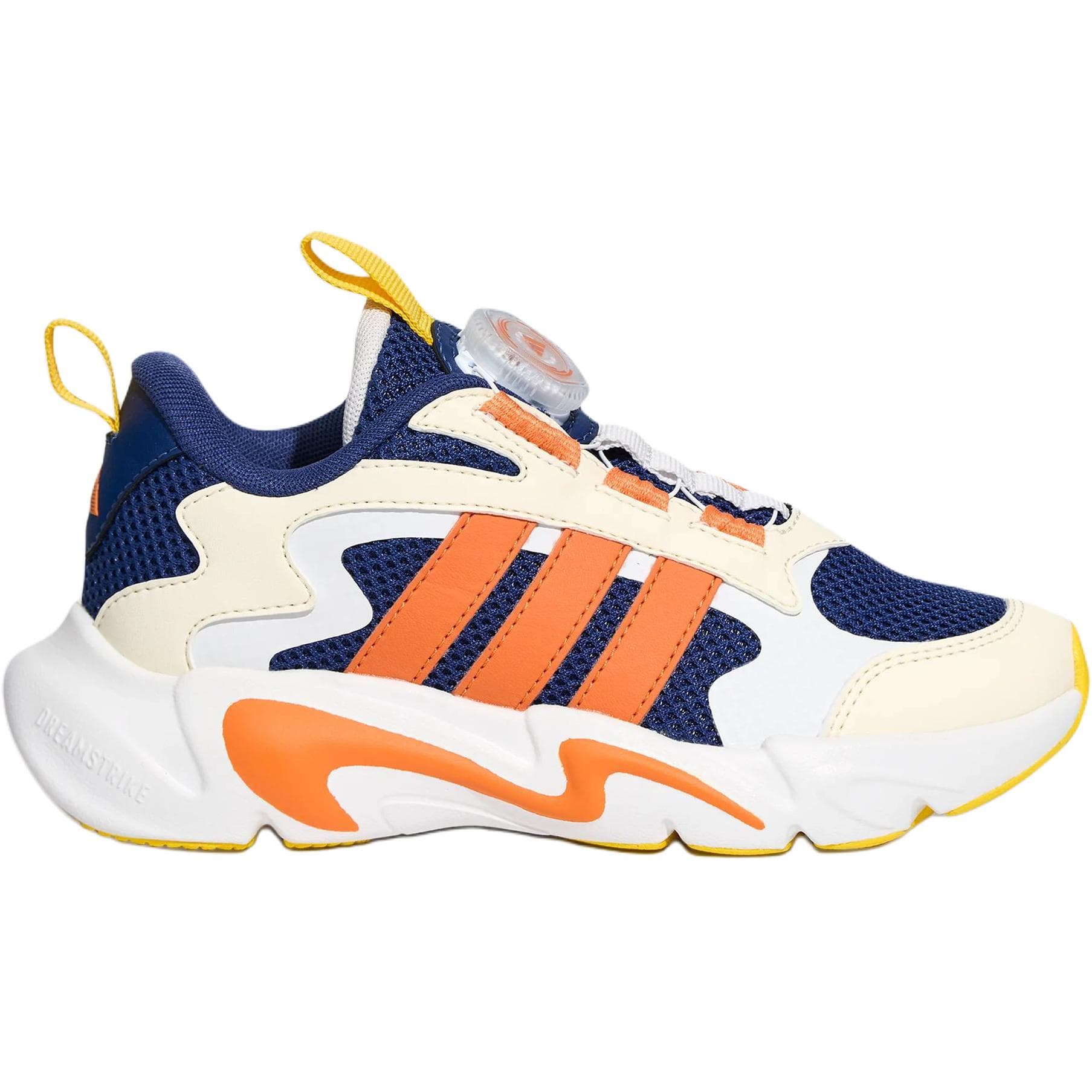 Кроссовки Adidas PLAYFLEX Детская Повседневная Обувь Низкий Топ Синий Оранжевый Белый Бежевый Kids - изображение 2