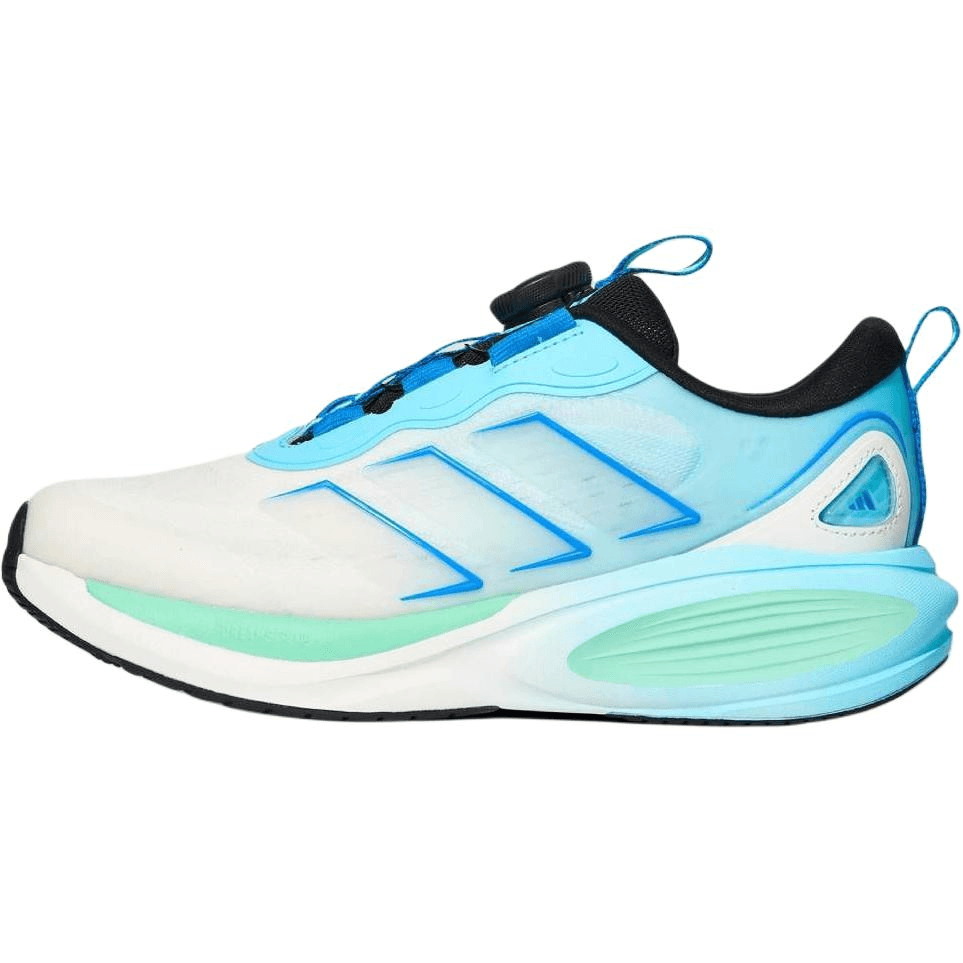 Кроссовки Adidas PLAYCUSH Детская беговая обувь Низкий топ Белый Синий Kids - изображение 1