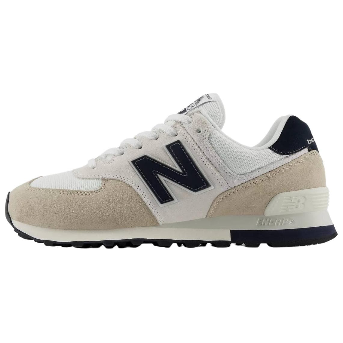 Кроссовки New Balance NB 574 Повседневная обувь Бежевый Серый Черный Мужской - изображение 1