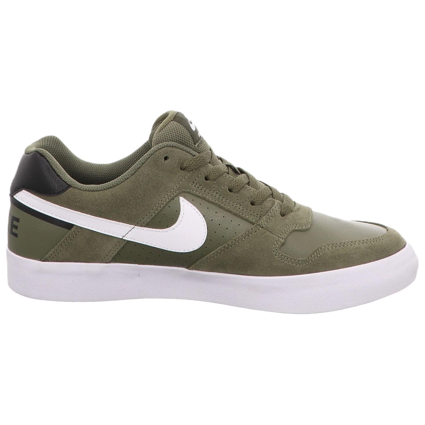 Кроссовки Nike SB DELTA Скейтборд Кроссовки Низкие Топ Средний Оливковый Белый Черный Erasers Мужские - изображение 2