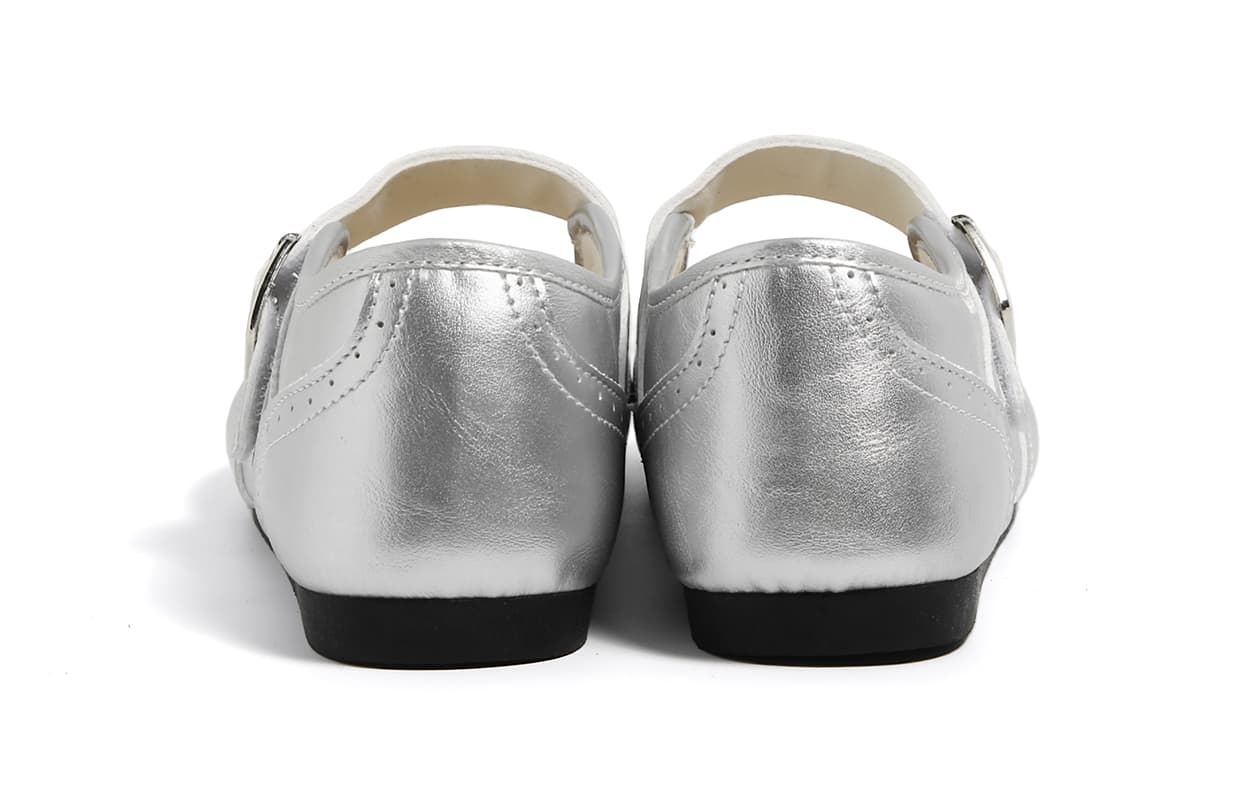 HUANQIU Mary Jane Shoes Silver Women's HUANQIU Мэри Джейн Обувь Серебряный Женский - изображение 7