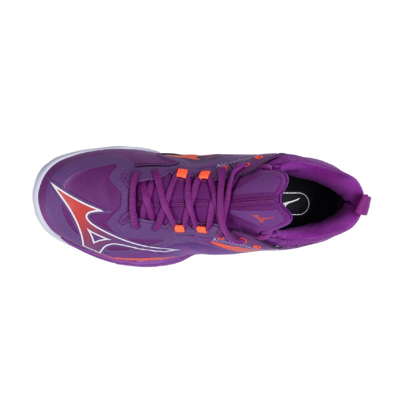 Кроссовки для бадминтона Mizuno WAVE CLAW NEO 3 Бадминтонная обувь Низкий топ Полночь Фиолетовый Унисекс - изображение 3
