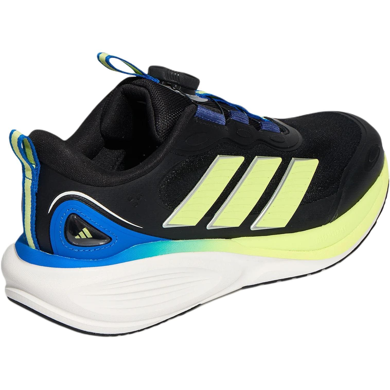 Кроссовки Adidas PLAYCUSH Детская беговая обувь Низкий топ Черный Желтый Kids - изображение 4