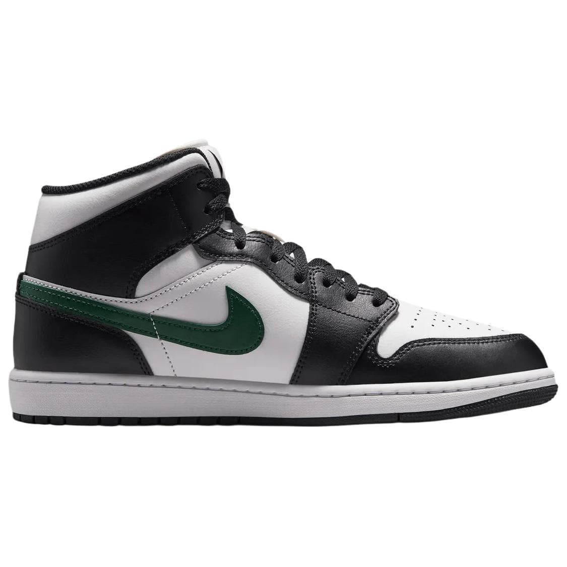 Ретро баскетбольные кроссовки Jordan Air Jordan 1 Ретро-баскетбольные кроссовки MID Топ Белый черный зеленый Унисекс - изображение 2