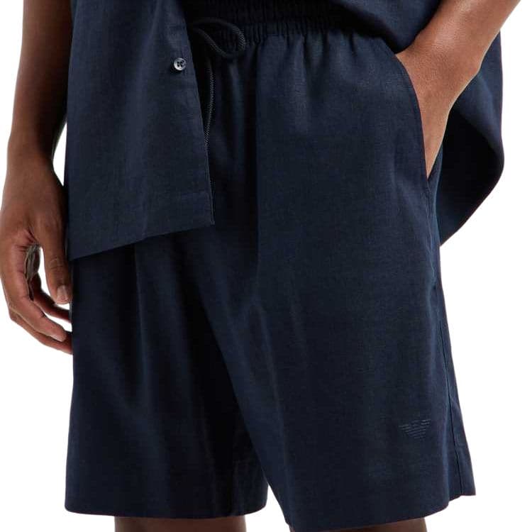 Emporio Armani SS25 Пляжные шорты Мужской ARMANI Синий - изображение 5