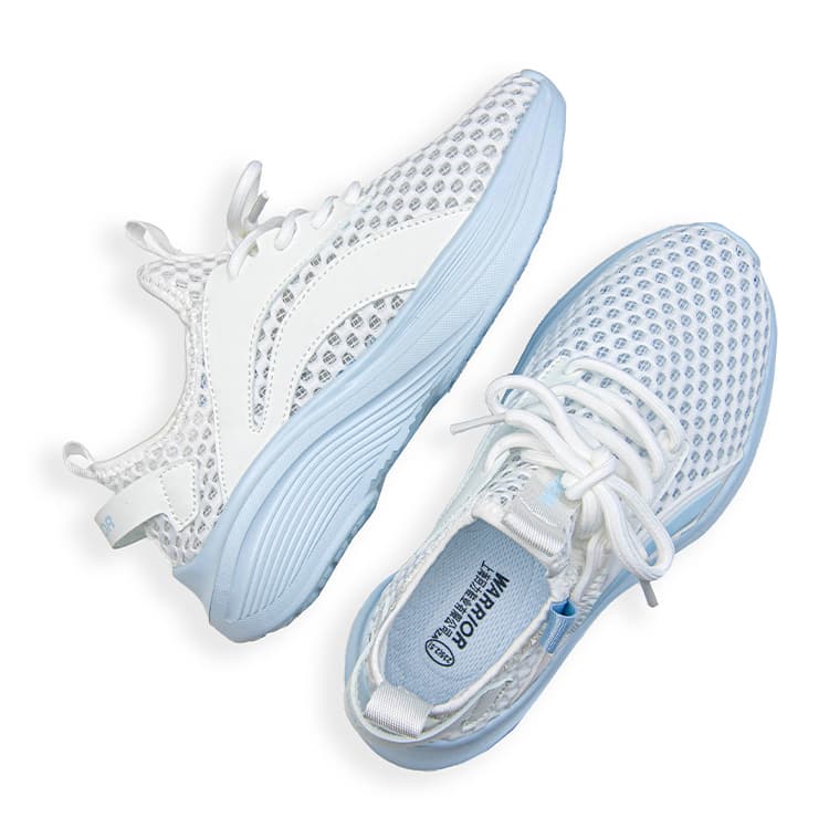 Кроссовки для бега Кроссовки WARRIOR Low Top White Blue Women's - изображение 2
