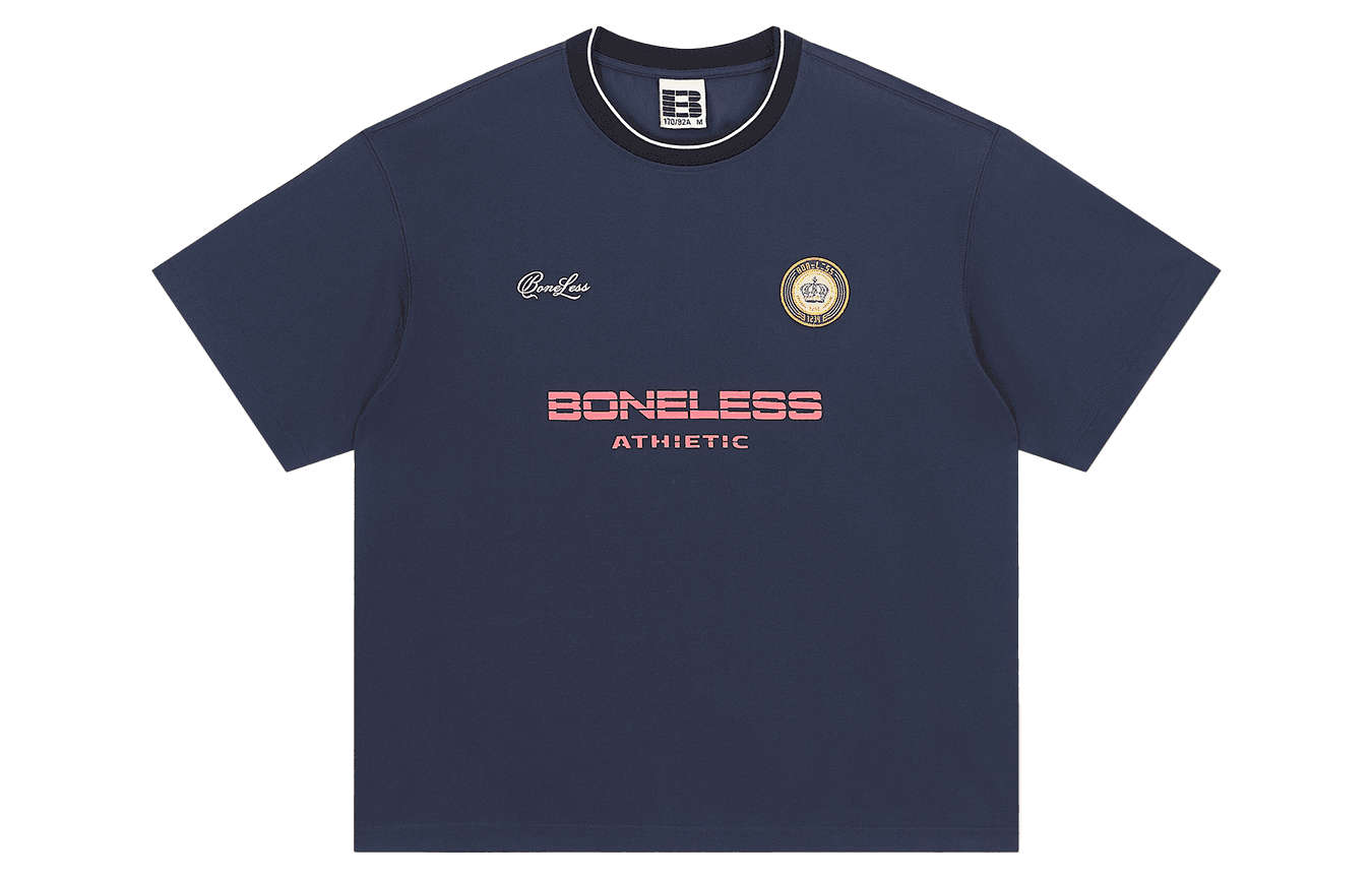 Футболка BONELESS Cut Dark Blue Unisex T-Shirts - изображение 1