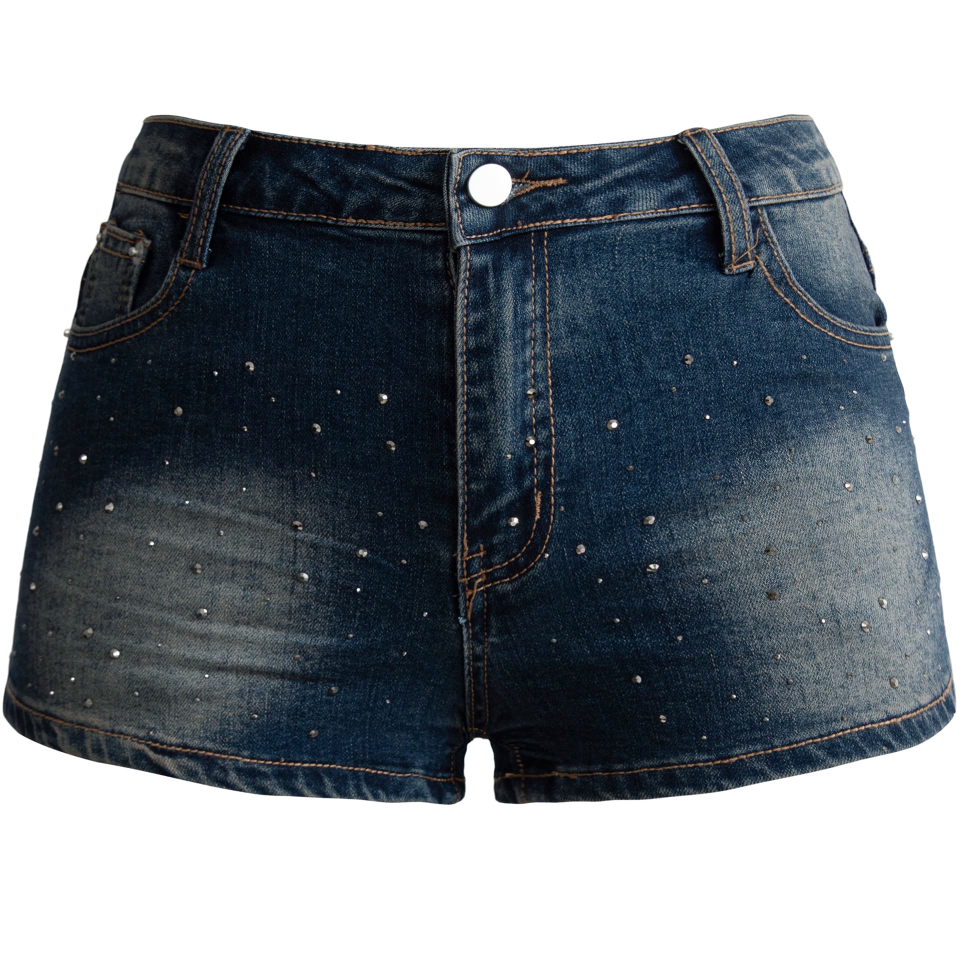 UNIFREE Blue Женские джинсовые шорты - изображение 1