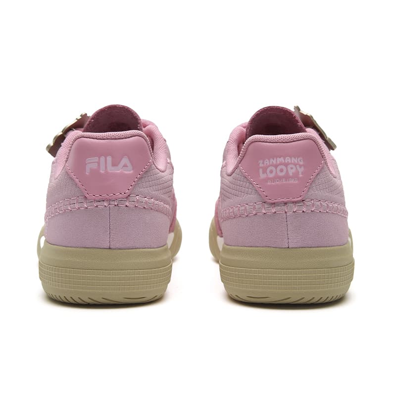 Кроссовки для тенниса FILA TIFO FX Теннисные Кроссовки Низкий Верх Туманно-Розовый Айриш Кремовый Коричневый Женские - изображение 5