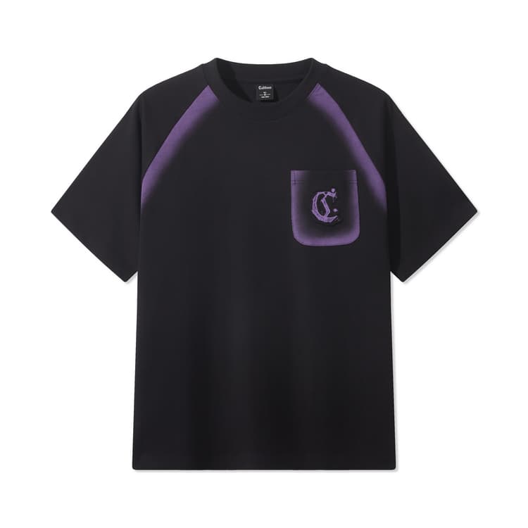 Футболка Cabbeen Charcoal Black (Casual Versatile) Мужские Футболки - изображение 1