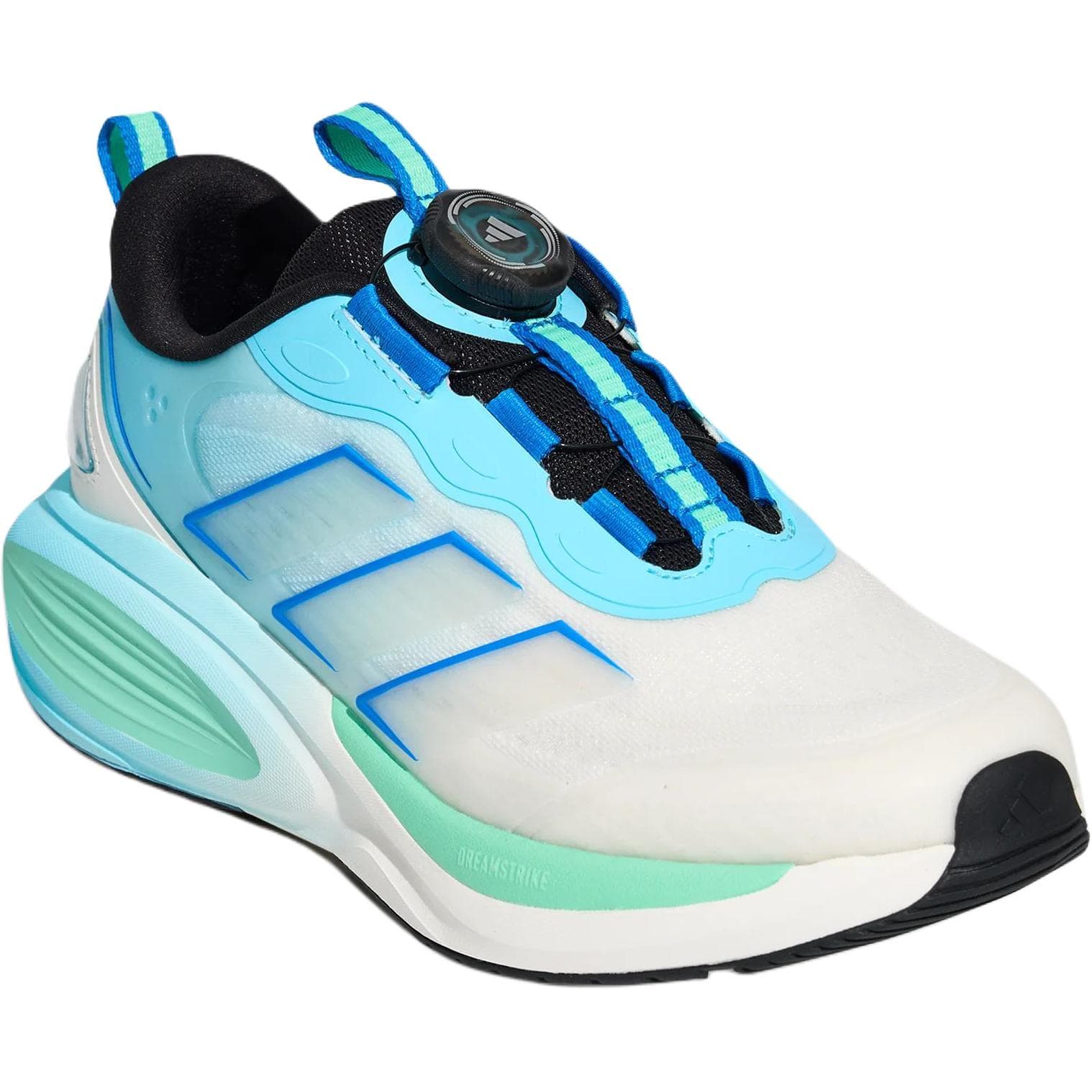Кроссовки Adidas PLAYCUSH Детская беговая обувь Низкий топ Белый Синий Kids - изображение 3