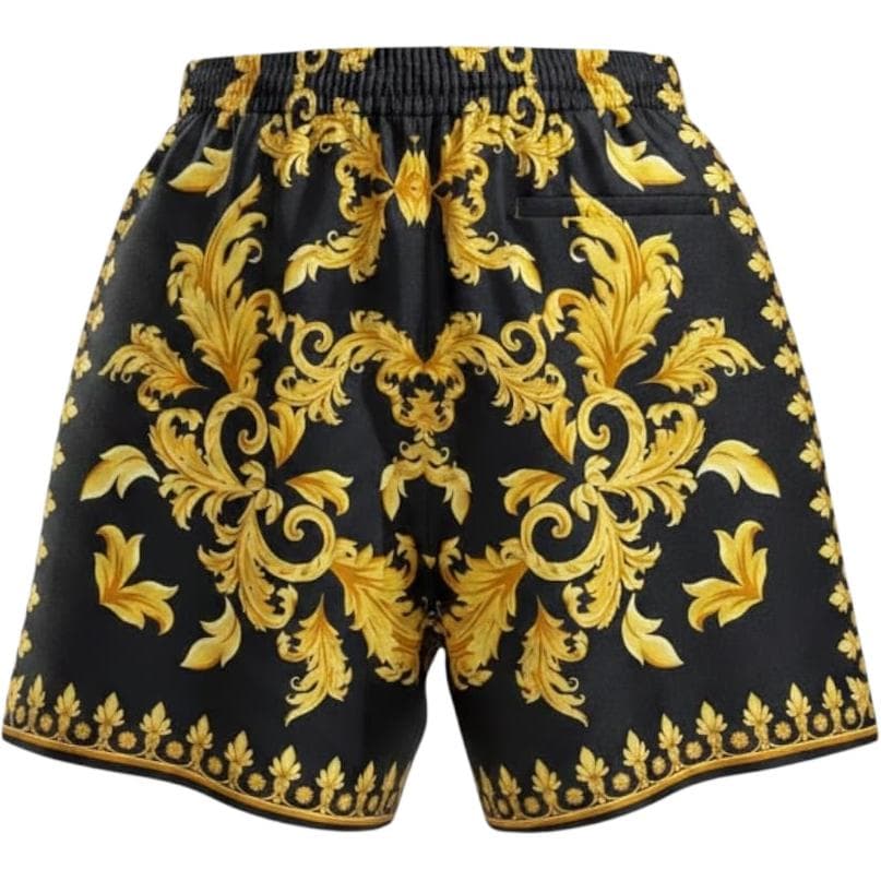 Шорты VERSACE Мужские Повседневные Шорты Черные - изображение 2