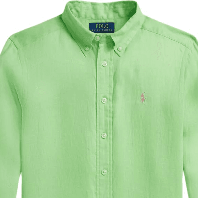 Polo Ralph Lauren Мёд (Apis mellifera) Зеленый Kids Повседневные Рубашки - изображение 2