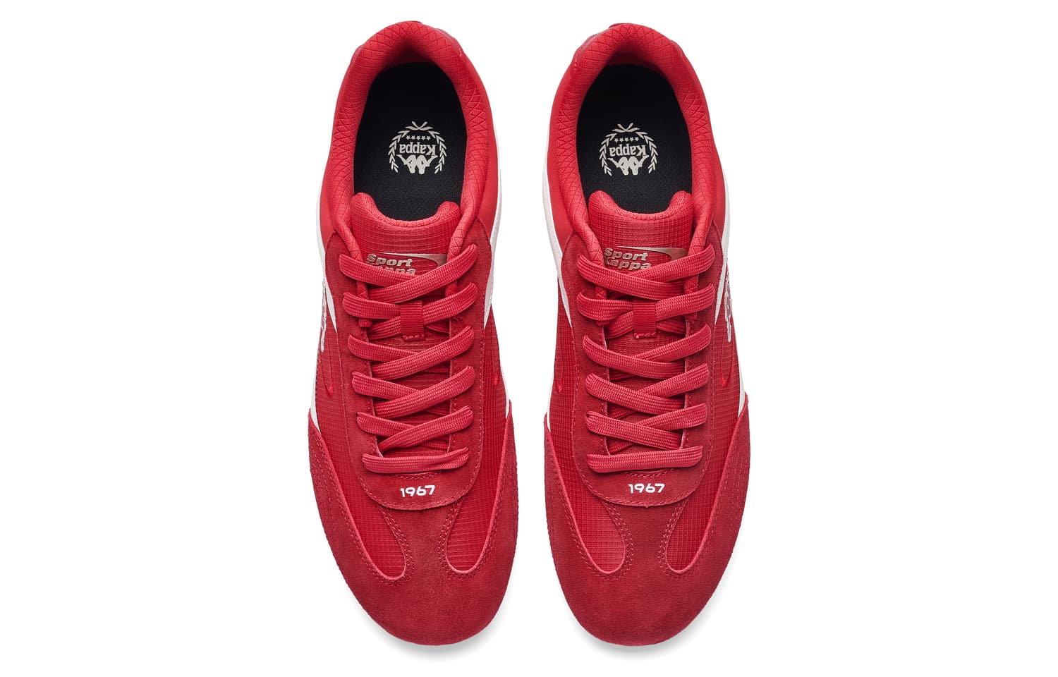 Кроссовки Кроссовки для скейтбординга Kappa SERIES Low Top Вишневый Красный Классический Белый 585 Унисекс - изображение 3