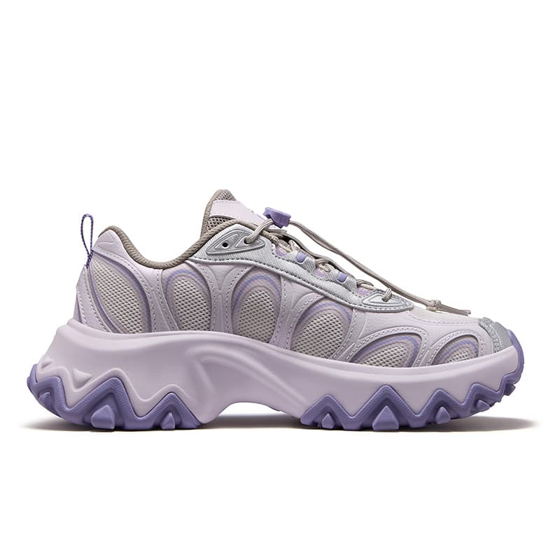 Кроссовки FILA FUSION Lilia Массивные кроссовки Низкий Топ Белый Песочный Серый Космический Серебристый Женские - изображение 2