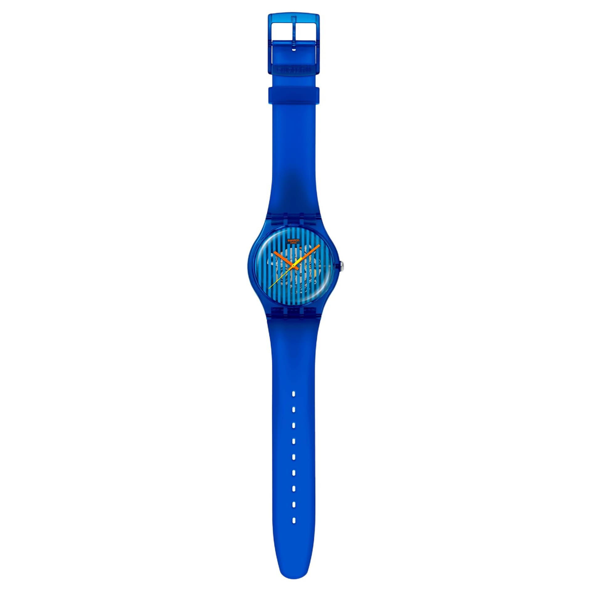 Часы Swatch Quartz Механизм Унисекс Часы 41 мм Синий - изображение 2