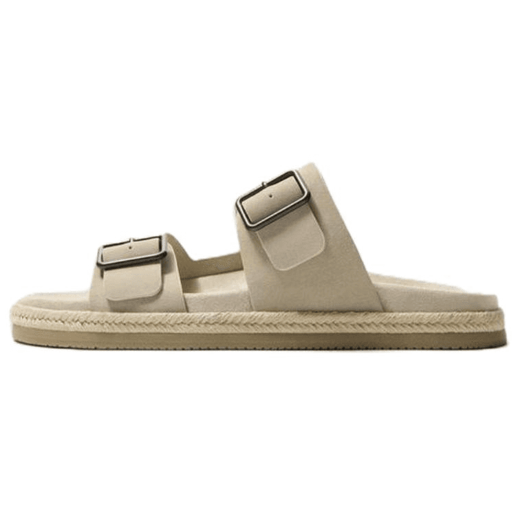 Сандалии ZARA Birkenstock Стиль Обувь Тауповый Мужской - изображение 1