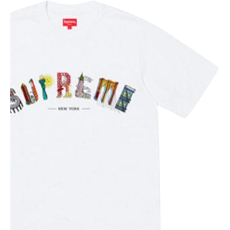 Футболка Supreme SS19 City Arc Tee White - изображение 3