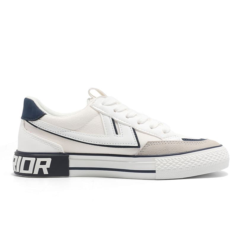 Кеды Warrior Low Top Белые Темно-Синие Женские Кеды - изображение 2