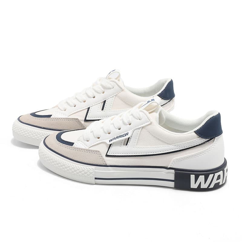 Кеды Warrior Low Top Белые Темно-Синие Женские Кеды - изображение 6