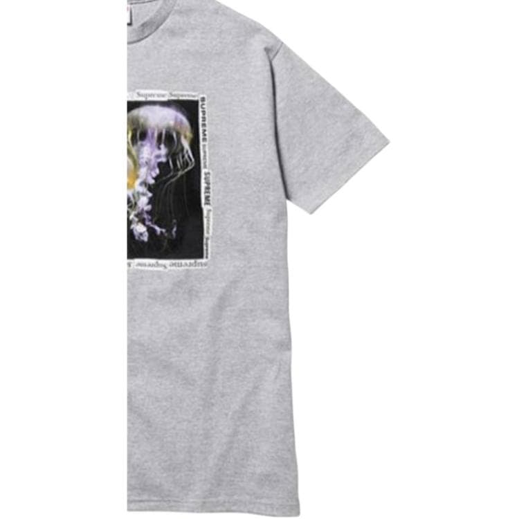 Футболка Supreme SS18 Jellyfish Tee Heather Grey - изображение 4