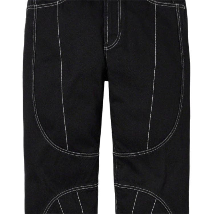 Штаны Supreme FW23 WEEK2 RADIAL EMBROIDERED LOOSE FIT JEAN - изображение 4