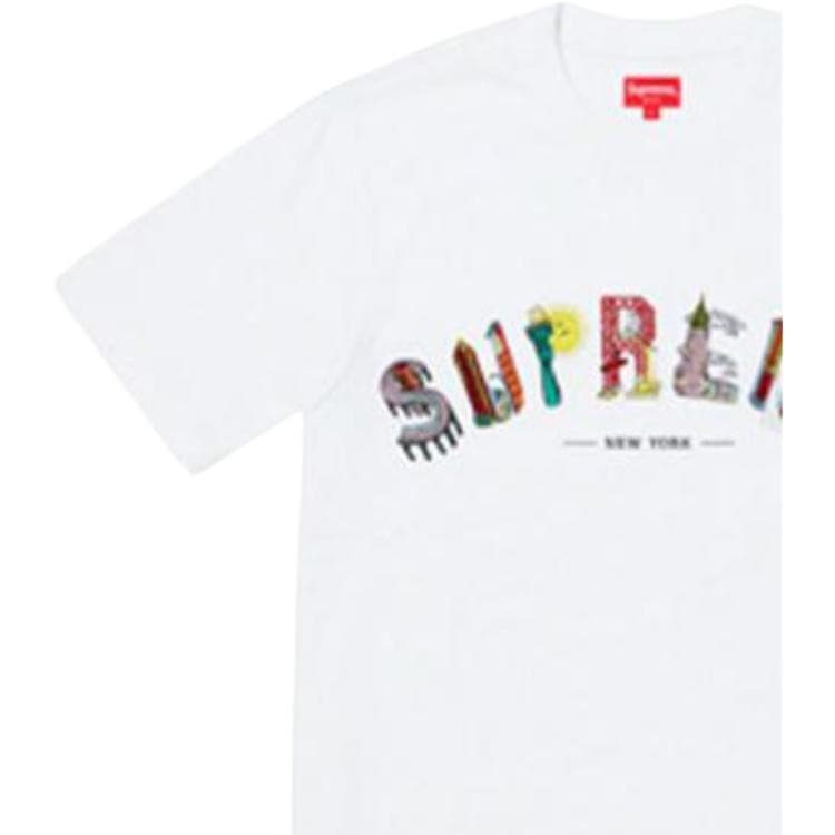 Футболка Supreme SS19 City Arc Tee White - изображение 4