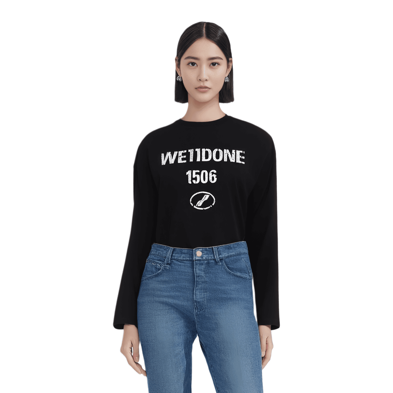 Футболка WE11DONE SS25 LOGOT - изображение 4