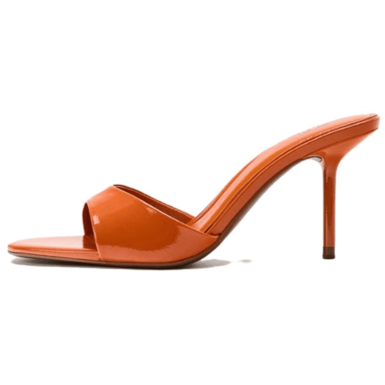 Сандалии ZARA Шлепанцы Orange Женские - изображение 1