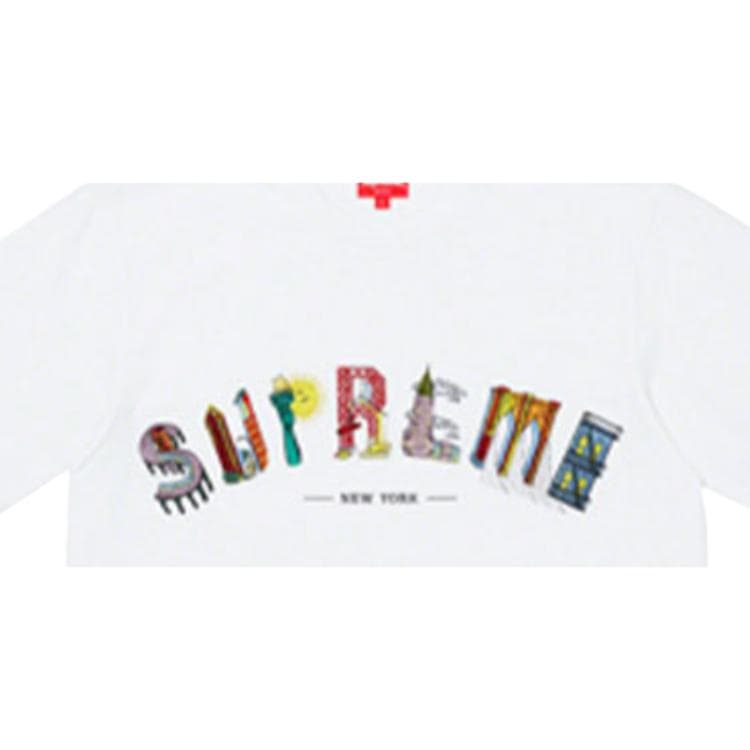 Футболка Supreme SS19 City Arc Tee White - изображение 5