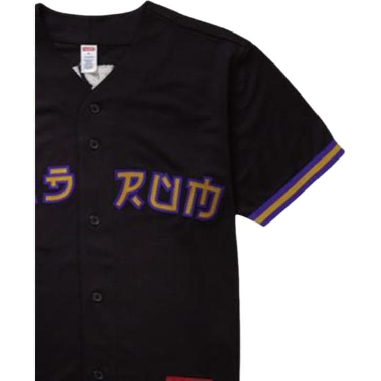 Бомбер Supreme SS19 Red Rum Baseball Jersey Black - изображение 3