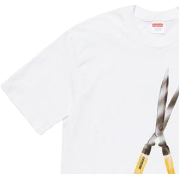 Футболка Supreme SS19 Shears Tee White - изображение 4