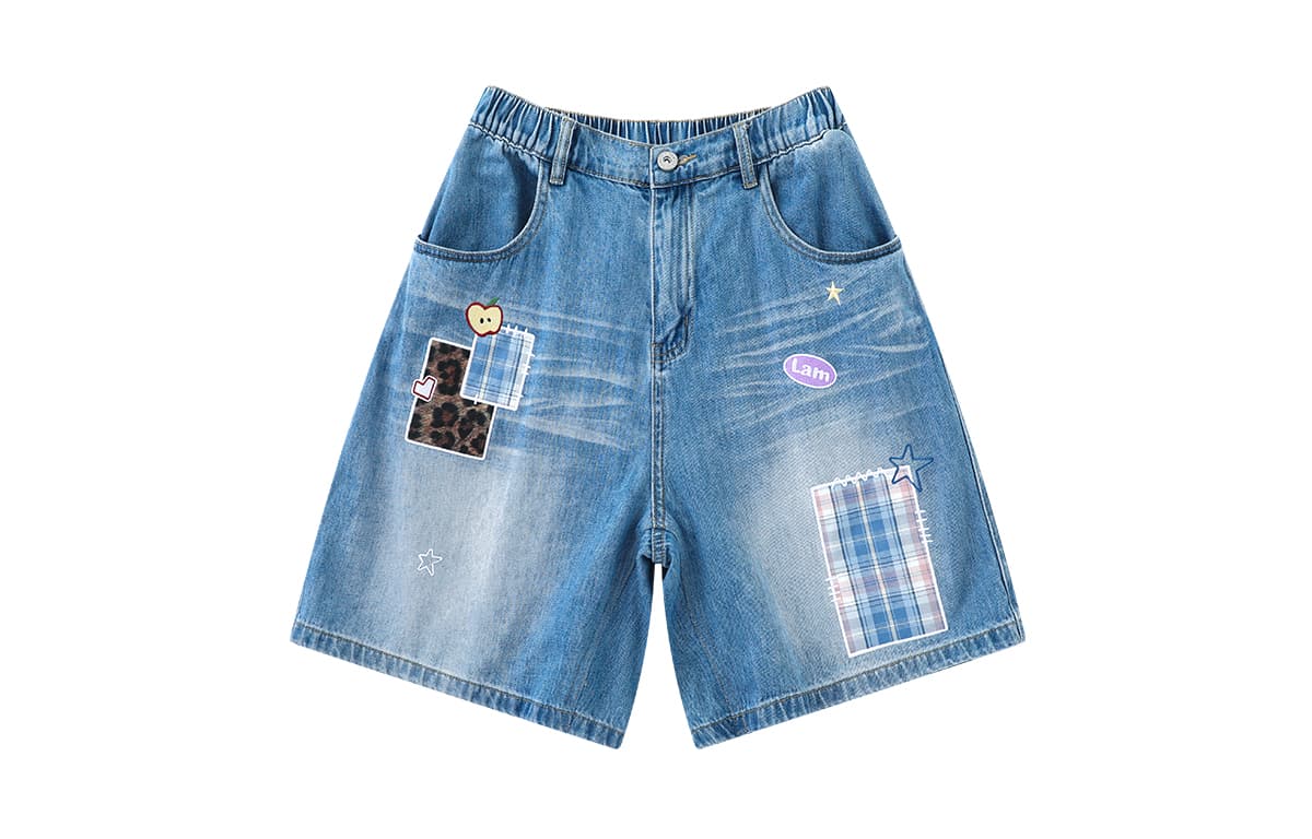 Джинсовые шорты LAMLICKA Blue Unisex Джинсовые шорты - изображение 1