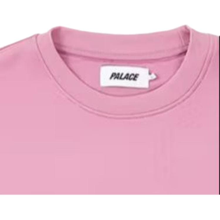 Худи PALACE SS23 IRIDESCENT APPLIQUE CREW ULTRA MAUVE Logo - изображение 3