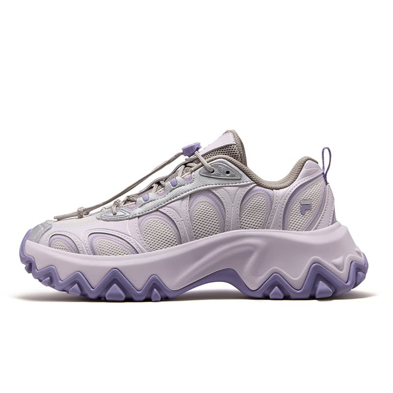 Кроссовки FILA FUSION Lilia Массивные кроссовки Низкий Топ Белый Песочный Серый Космический Серебристый Женские - изображение 1