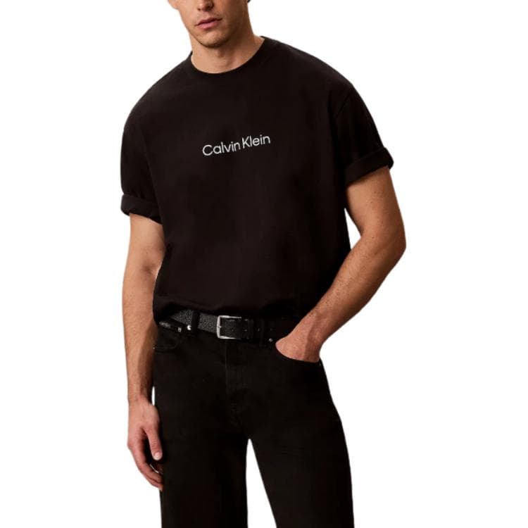 Футболка Calvin Klein Мужские черные футболки - изображение 1