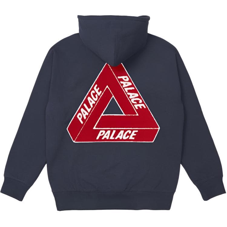 Худи PALACE FW21 ULTIMO Tri-chenille Hood NAVY Logo - изображение 1