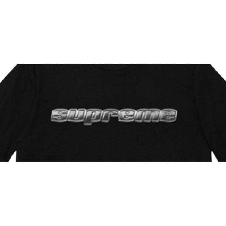 Худи Supreme FW19 Week 3 Chrome Logo LS Top logo - изображение 6