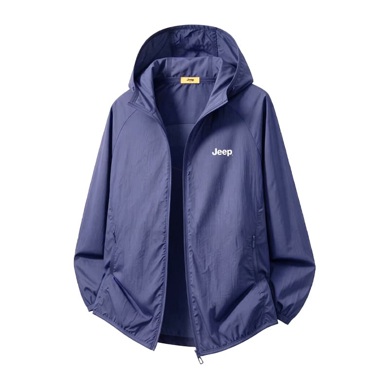 Легкая ветровка Jeep Ice Peak Sun Protection Collection Охлаждение Защита от ультрафиолета (UV) Одежда с защитой от солнца Унисекс - изображение 1
