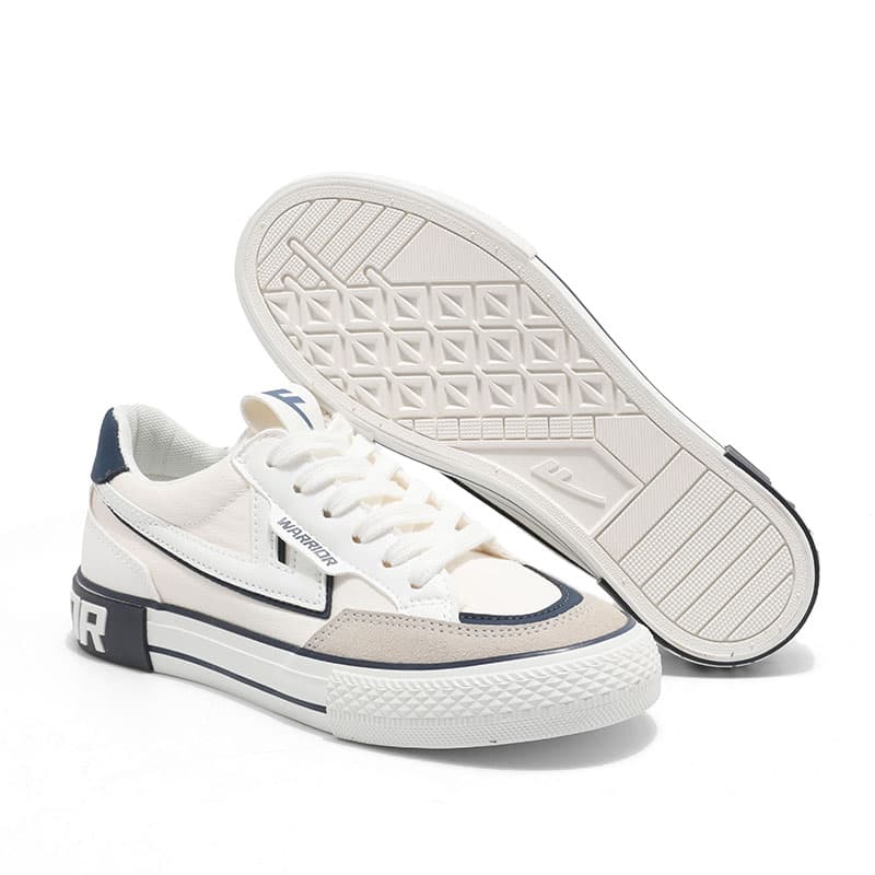 Кеды Warrior Low Top Белые Темно-Синие Женские Кеды - изображение 7