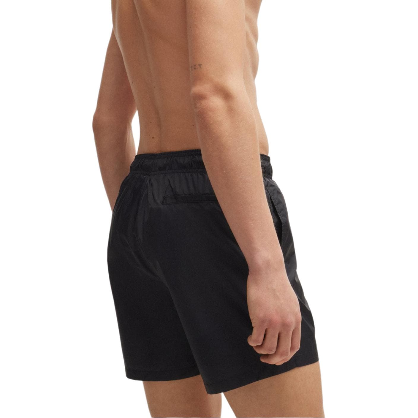 HUGO BOSS Quick-Dry Swim Shorts With Stacked-Logo Print - изображение 5
