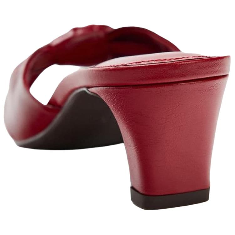 Сандалии ZARA Шлепанцы Red Women's - изображение 3