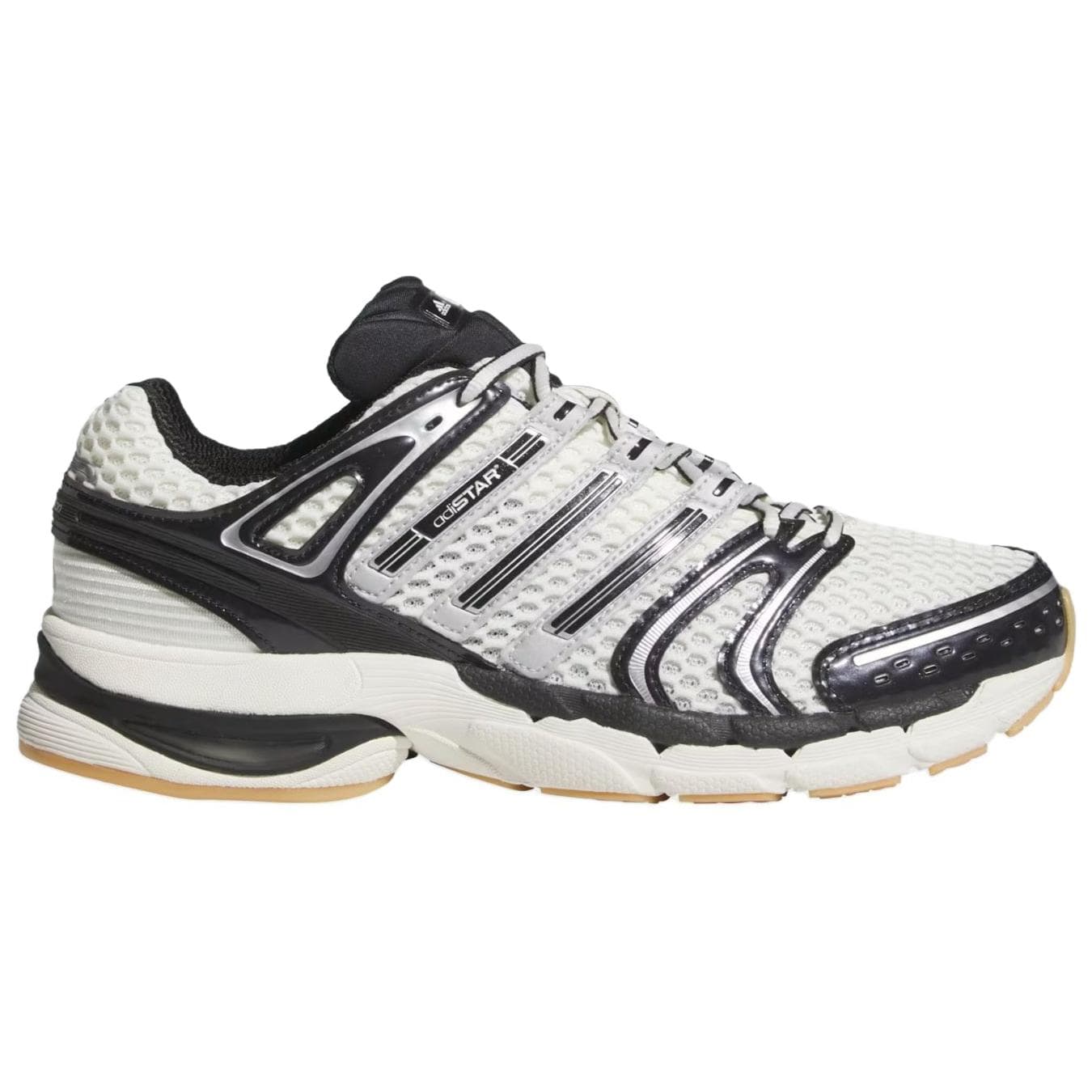 Кроссовки для бега Adidas Adistar Control 5 Беговые кроссовки Низкий Топ Облако Белый Трек Серый Шампанское Металлик Унисекс - изображение 2
